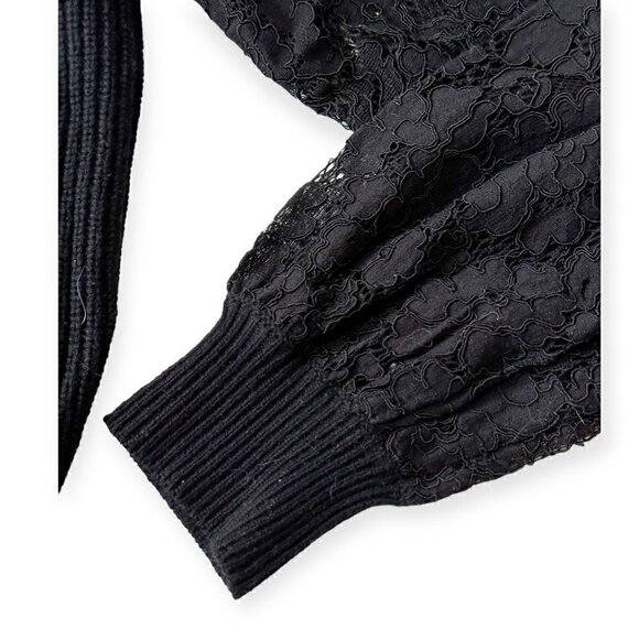 CAMI NYC Black Wool Beth Cardigan, Size S - Picture 7 of 12